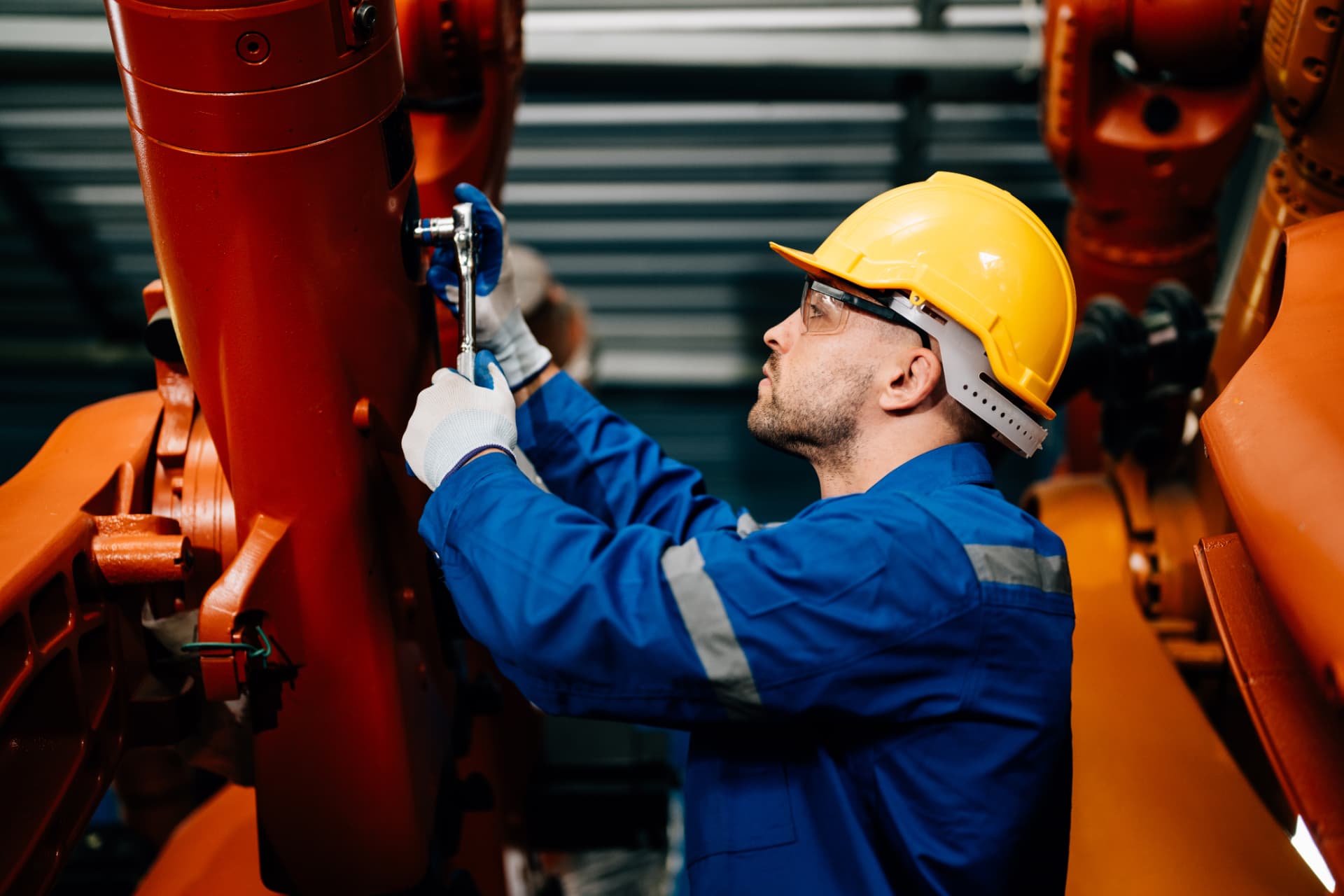 Equipe Leap Technologies em operação industrial